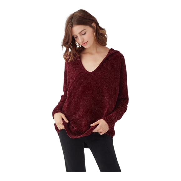 Splendid Chenille Aurora Hoodie Sweater M Classic whimsigoth - Picture 2 of 10